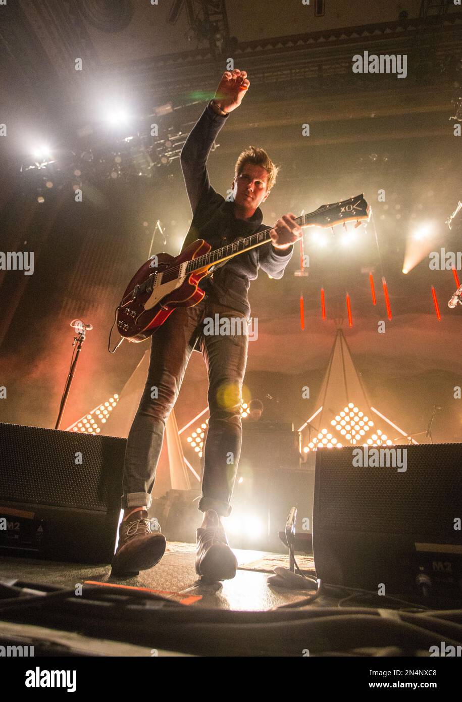 Bo Rinehart with NEEDTOBREATHE performing as part of the Rivers In The