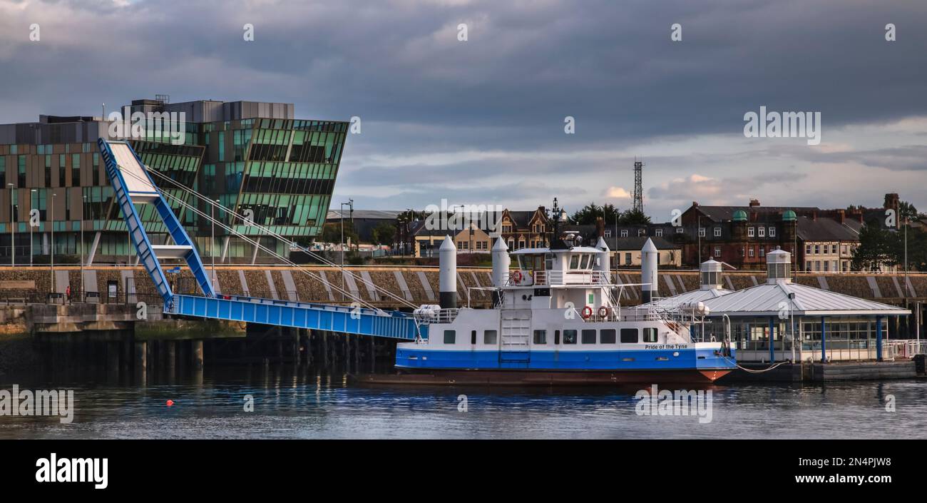 South Shields, a coastal town in South Tyneside, Tyne and Wear, England. Stock Photo