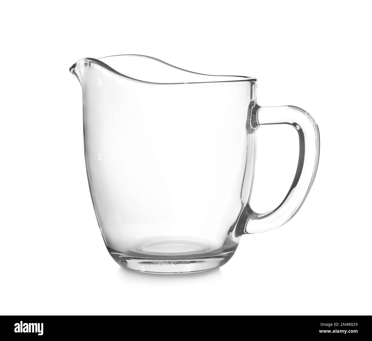 Clean empty glass jug isolated on white Stock Photo Alamy