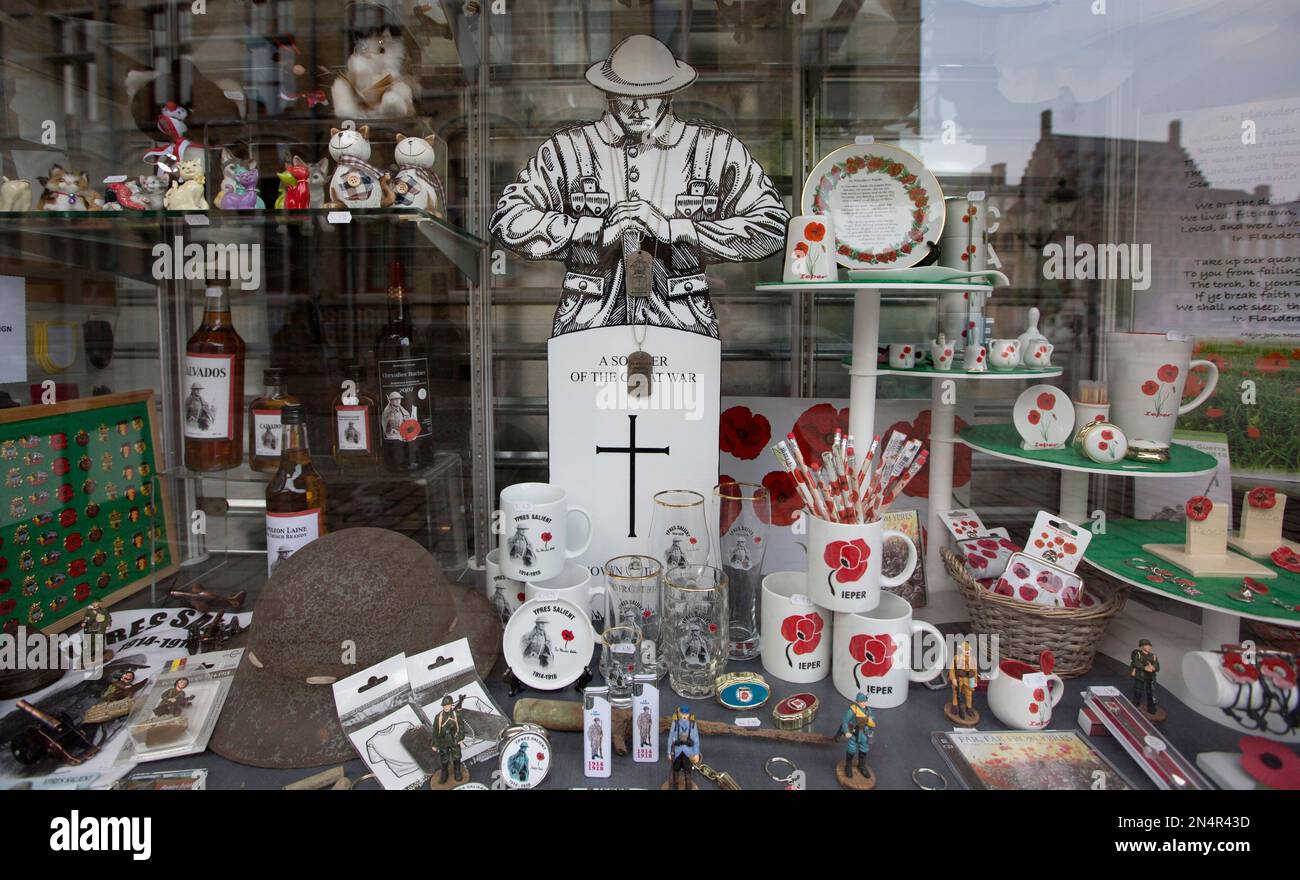 This Thursday, April 24, 2014 photo shows a shop window full of