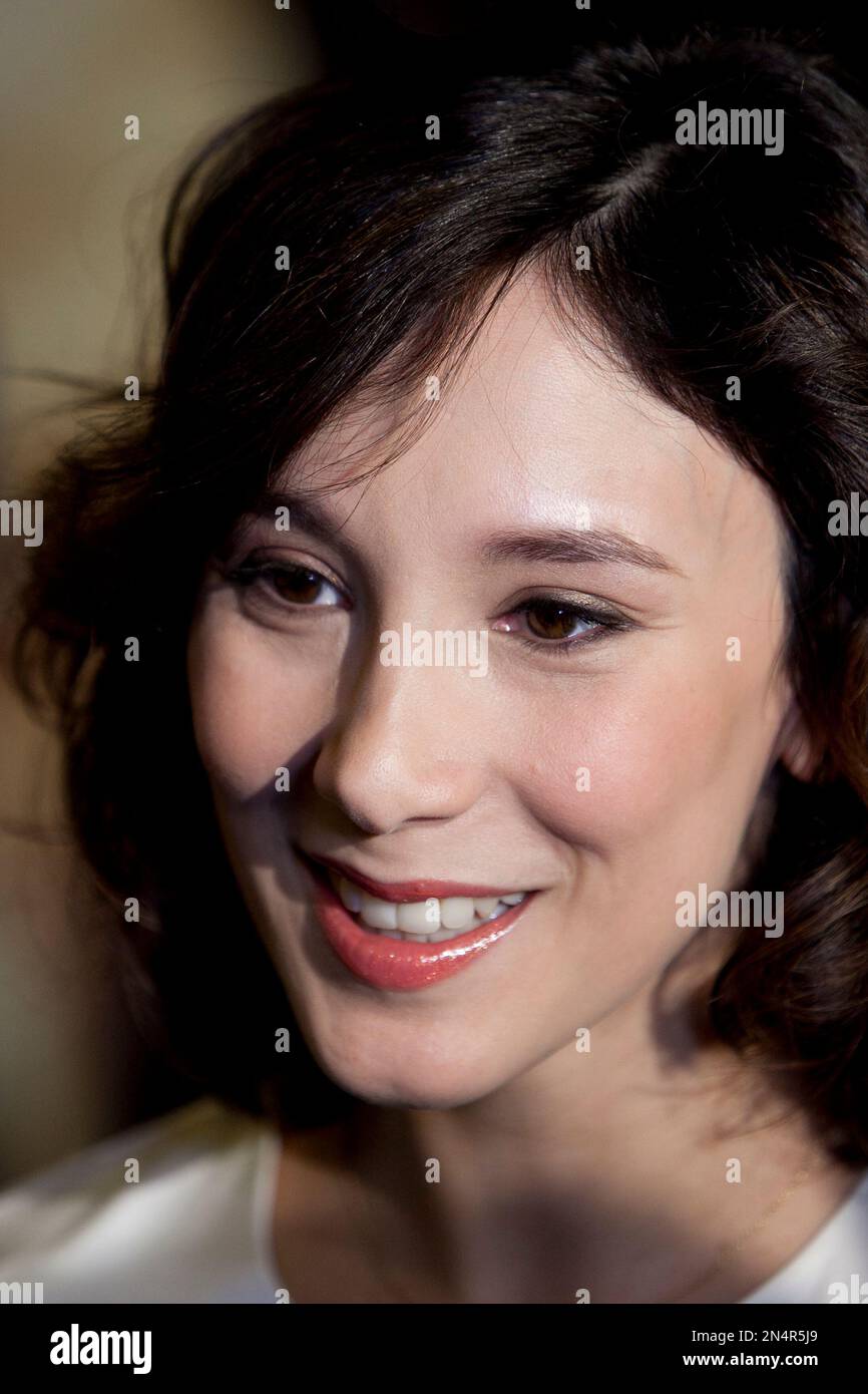 German actress Sibel Kekilli of TV series Game of Thrones poses to photographers during a