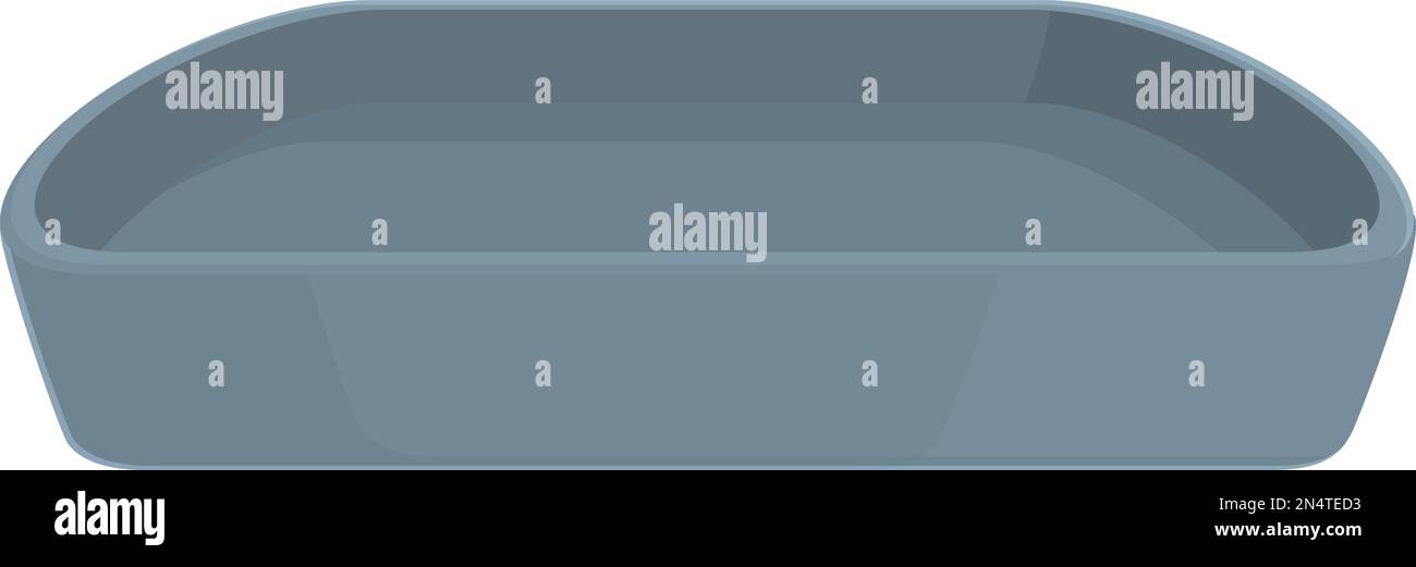 Tray tin icon cartoon vector. Food cook. Pan cooking Stock Vector Image