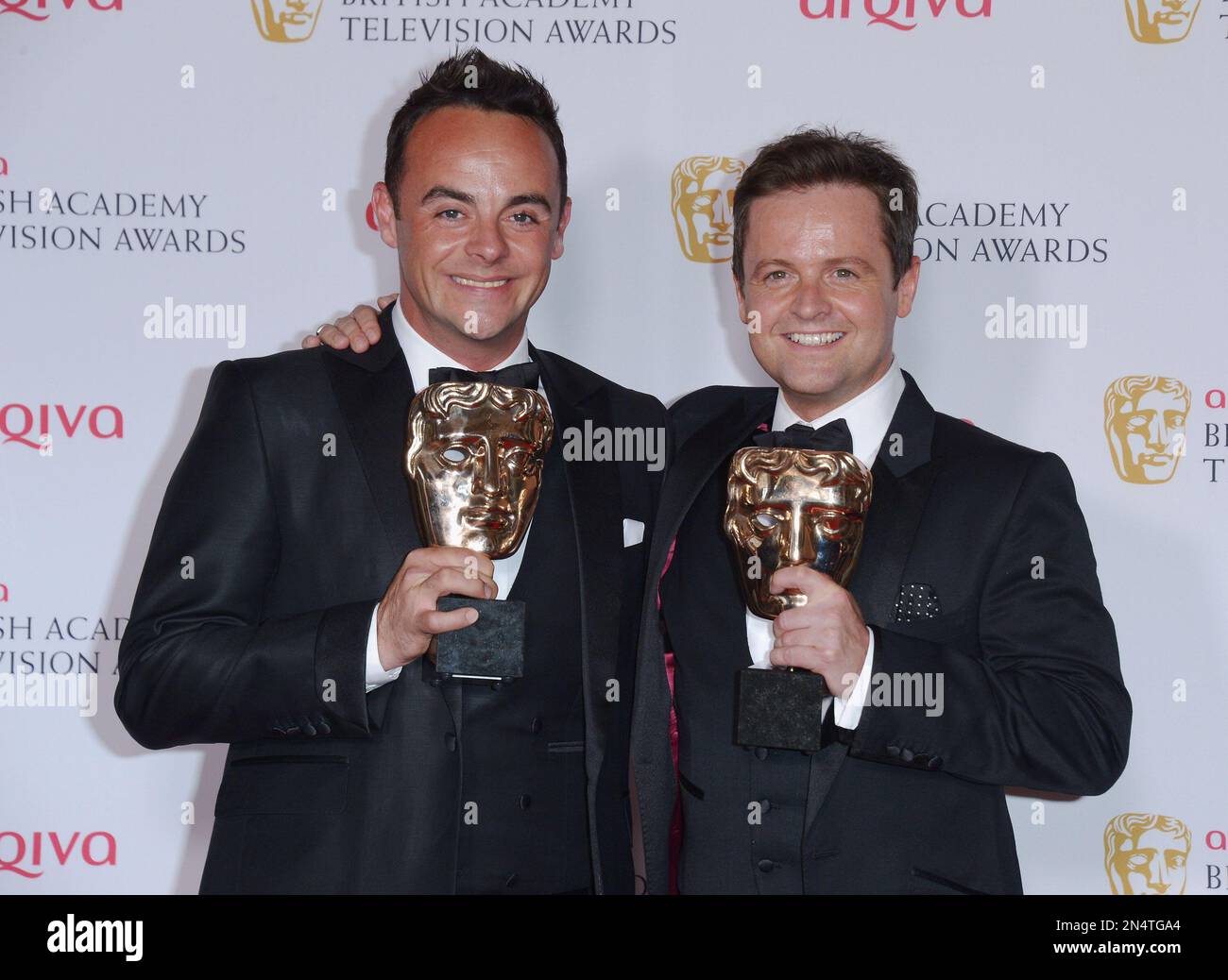 Ant and Dec with award for Ant & Dec's Saturday Night Takeaway in the