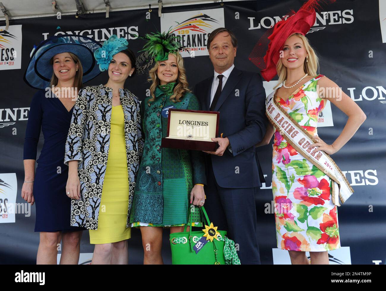 IMAGE DISTRIBUTED FOR LONGINES Charles Villoz second right and