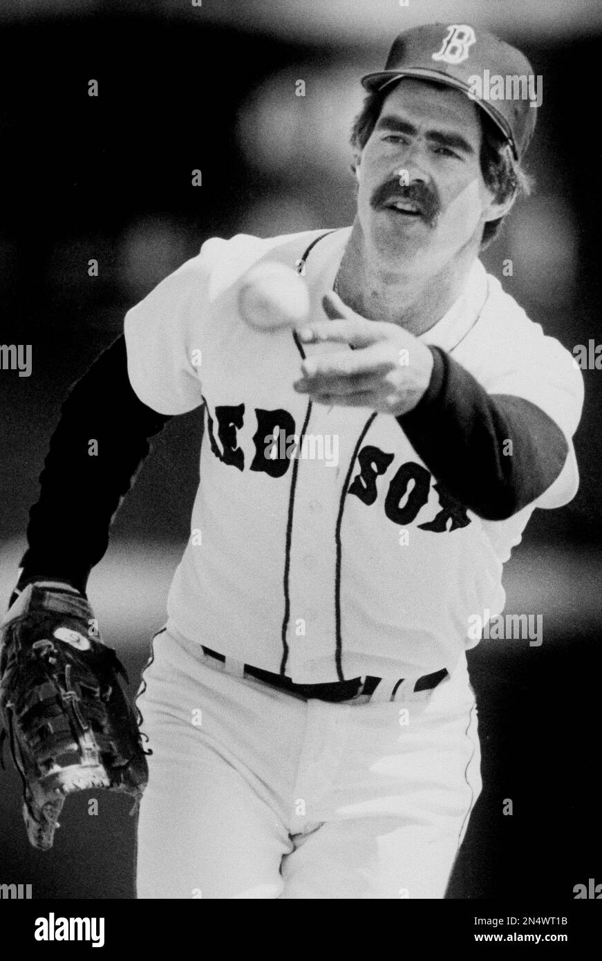 First baseman Bill Buckner of the Boston Red Sox is shown at training camp  in March 1987. Buckner will be released by the American League team  according to a published report. He