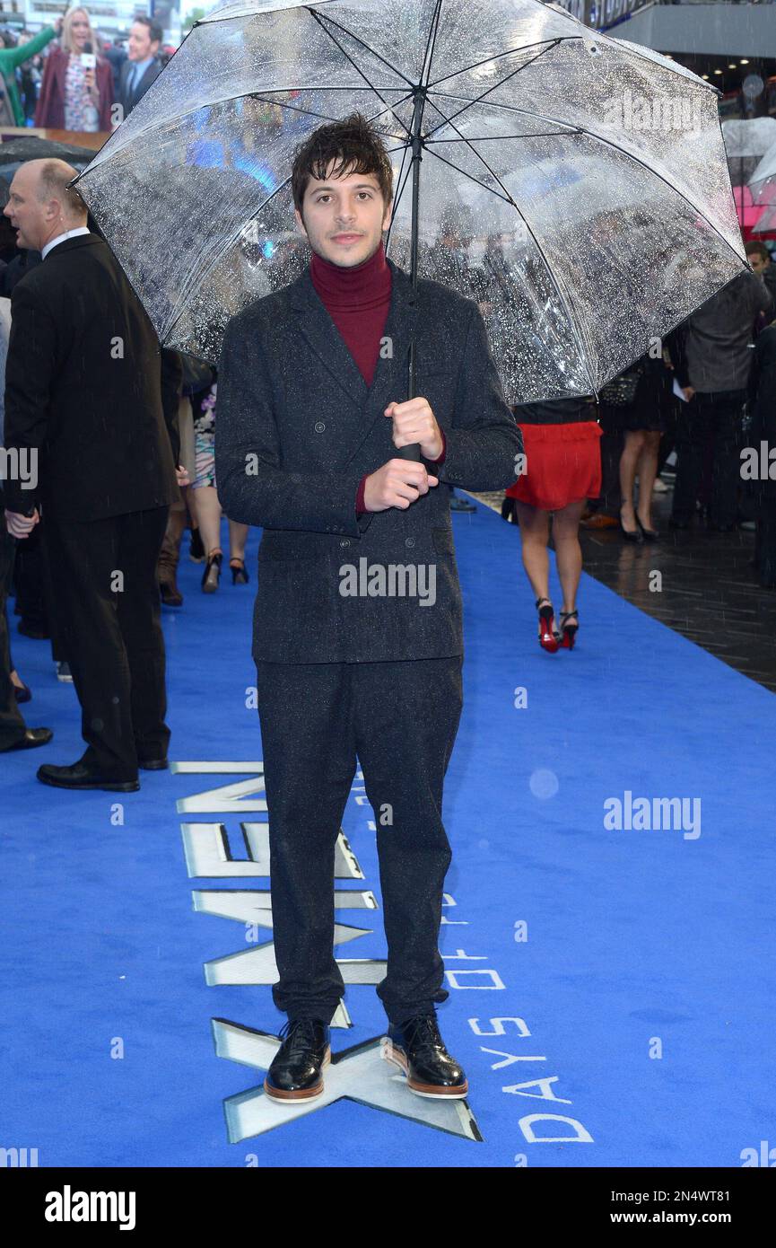 Dimitri Leonidas poses for photographers for the UK premiere of XMen