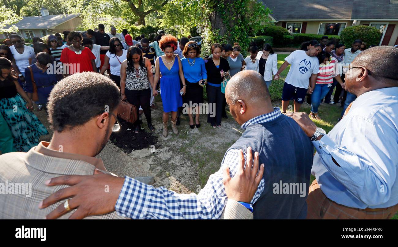 Friends and family of Justin Griffin, 25, an AAU youth basketball coach