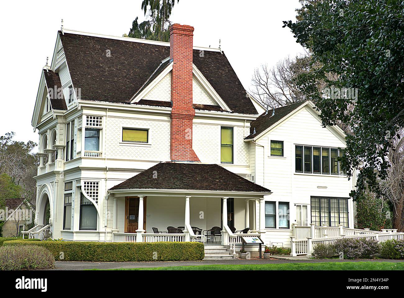 Patterson House at Ardenwood Historic Park Stock Photo