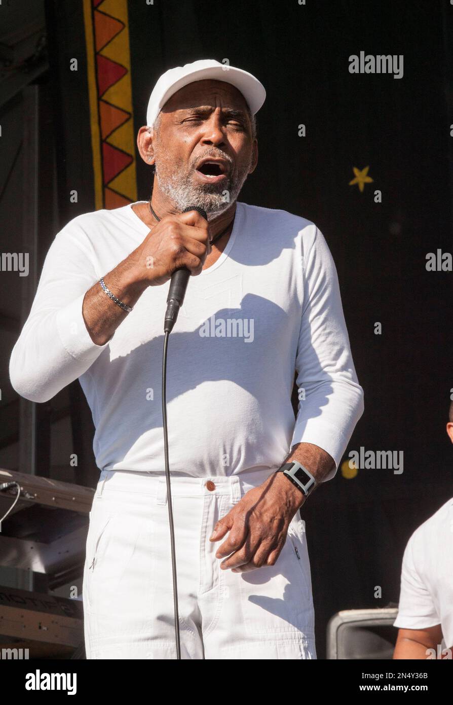 Maze featuring Frankie Beverly performs at the New Orleans Jazz and