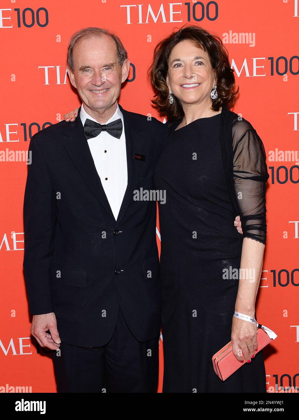David Boies and wife Mary Boies arrive at the 2014 TIME 100 Gala held