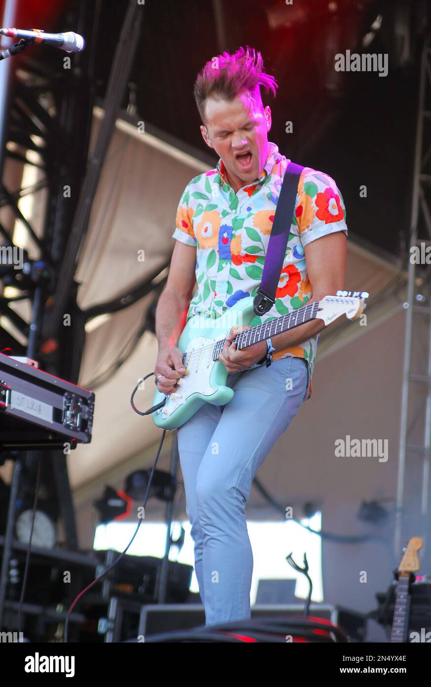 St. Lucia performing as part of the CounterPoint Music Festival on