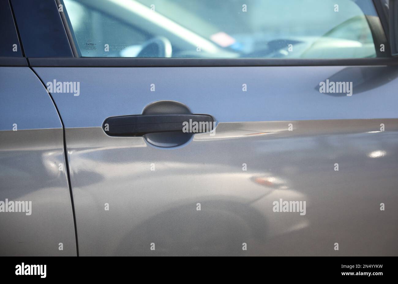 Car Door Handles modern designs Stock Photo Alamy