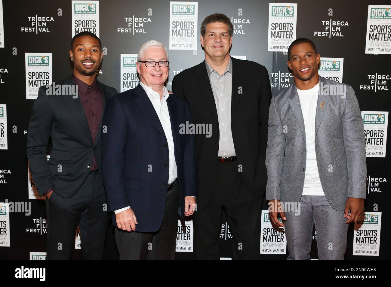 IMAGE DISTRIBUTED FOR DICKS - From left, Actor Michael B Jordan, DICKS ...