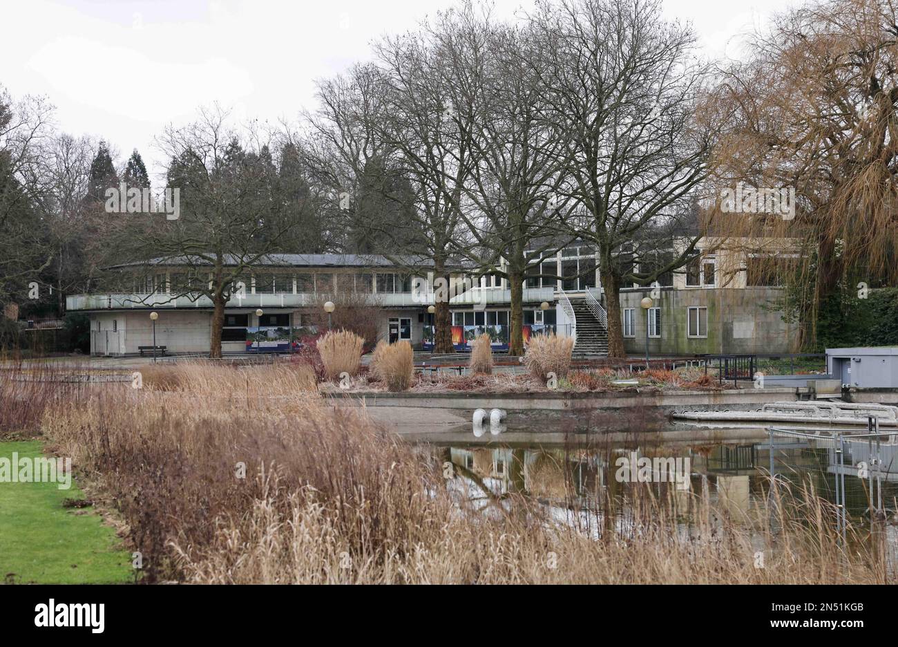 Park Cafe, Planten un Blomen, Hamburg, Germany Stock Photo - Alamy