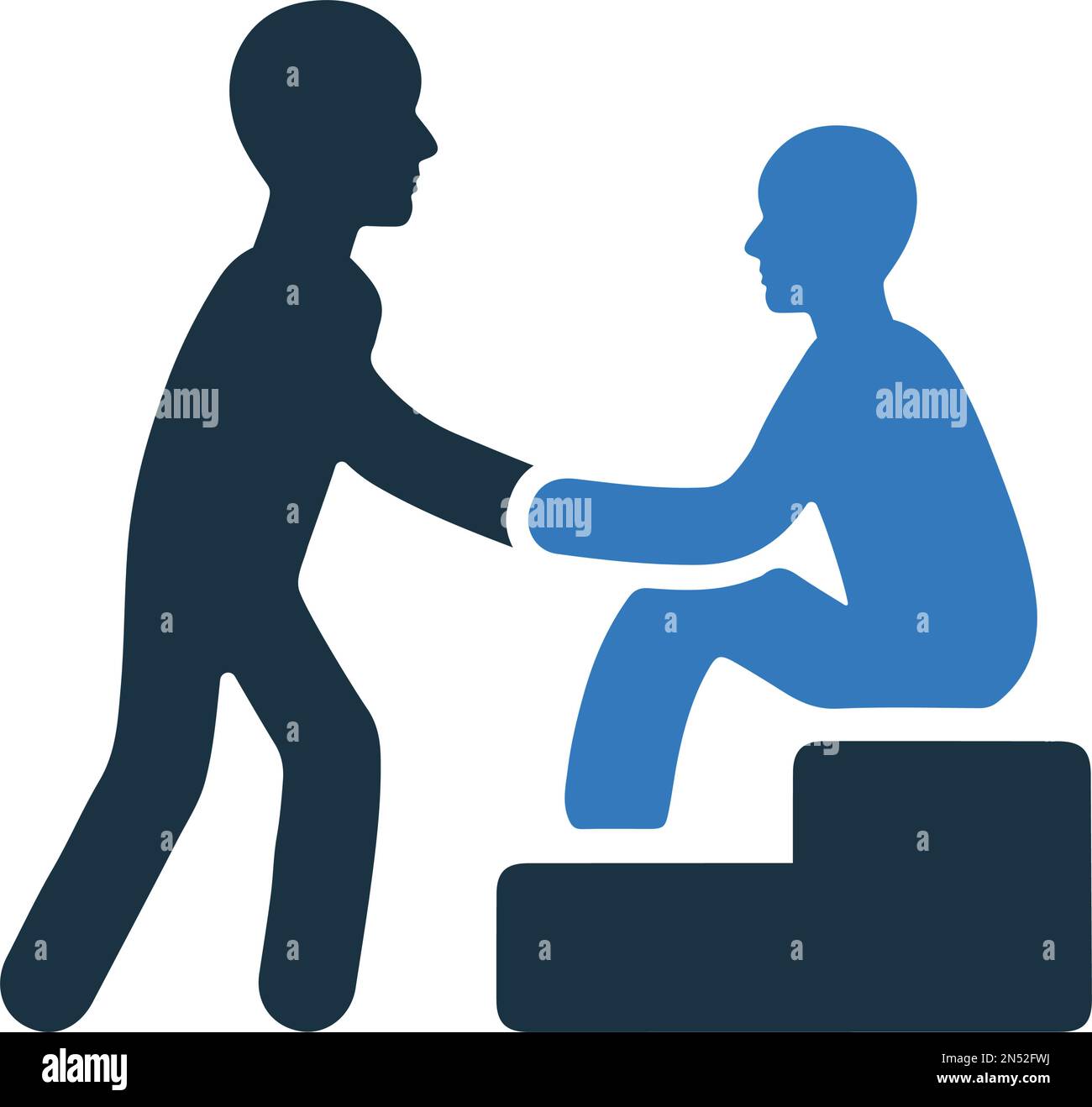 Physical support, assistance icon Use for commercial purposes, print media, web or any type of