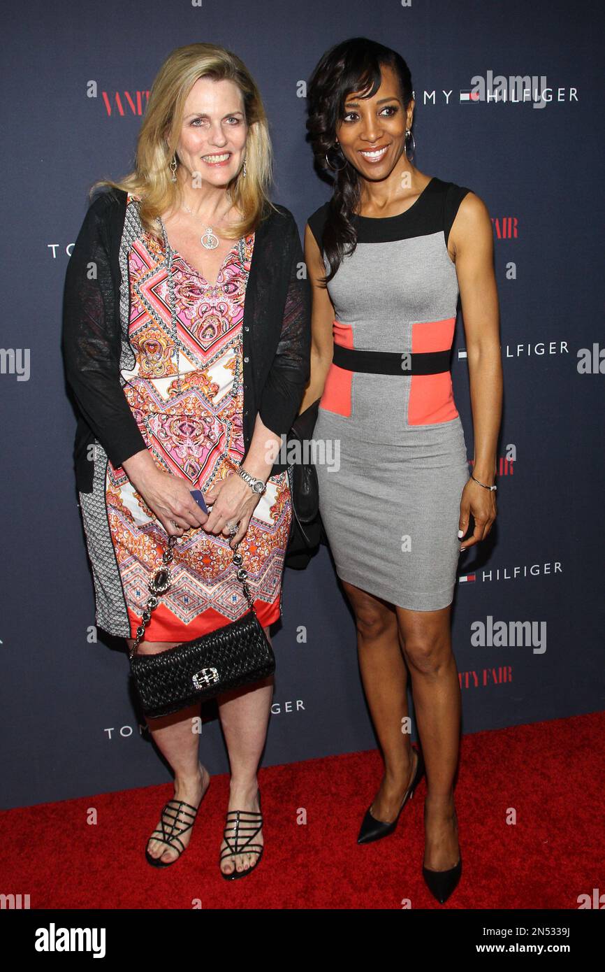 Nancy Davis, left, and Shaun Robinson attend the Zooey Deschanel for ...