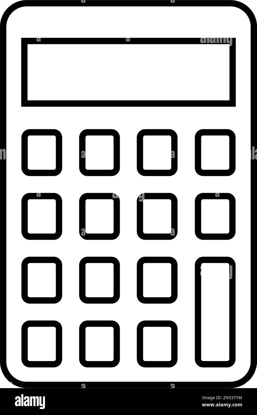 Calculator, math icon Use for commercial purposes, print media, web