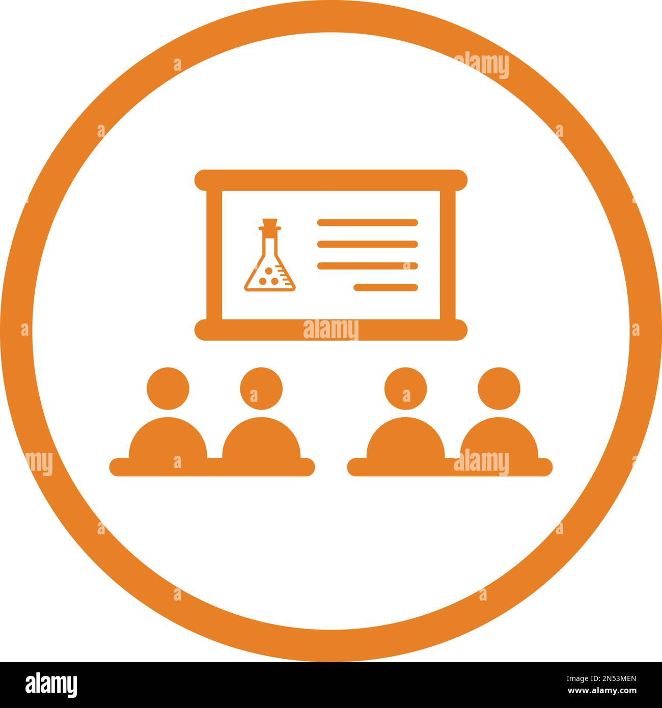 classroom, presentation icon - Use for commercial purposes, print media ...