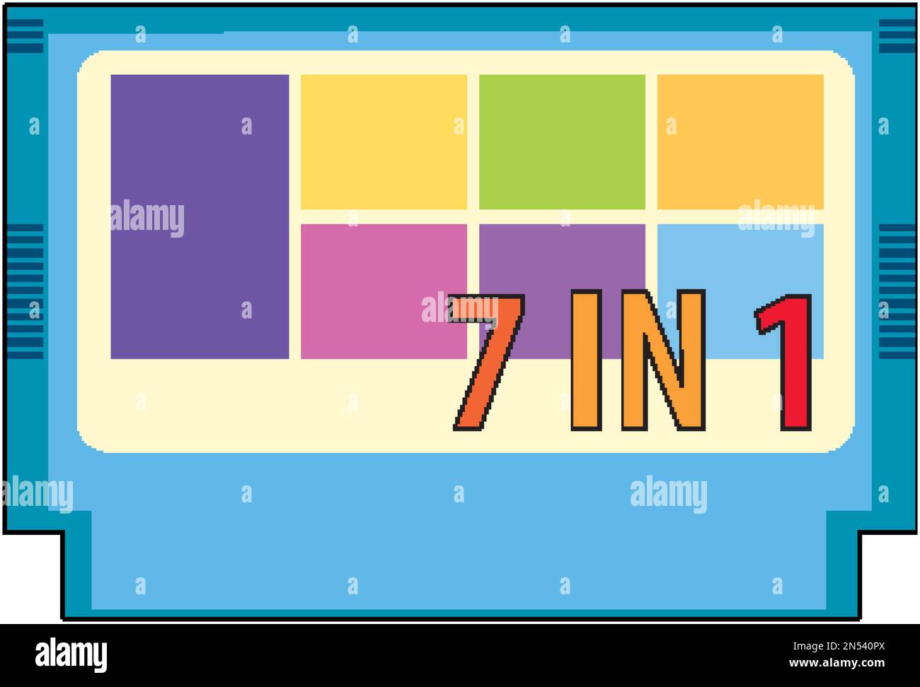 Classic Console Tape Game Retro illustration Stock Vector Image & Art