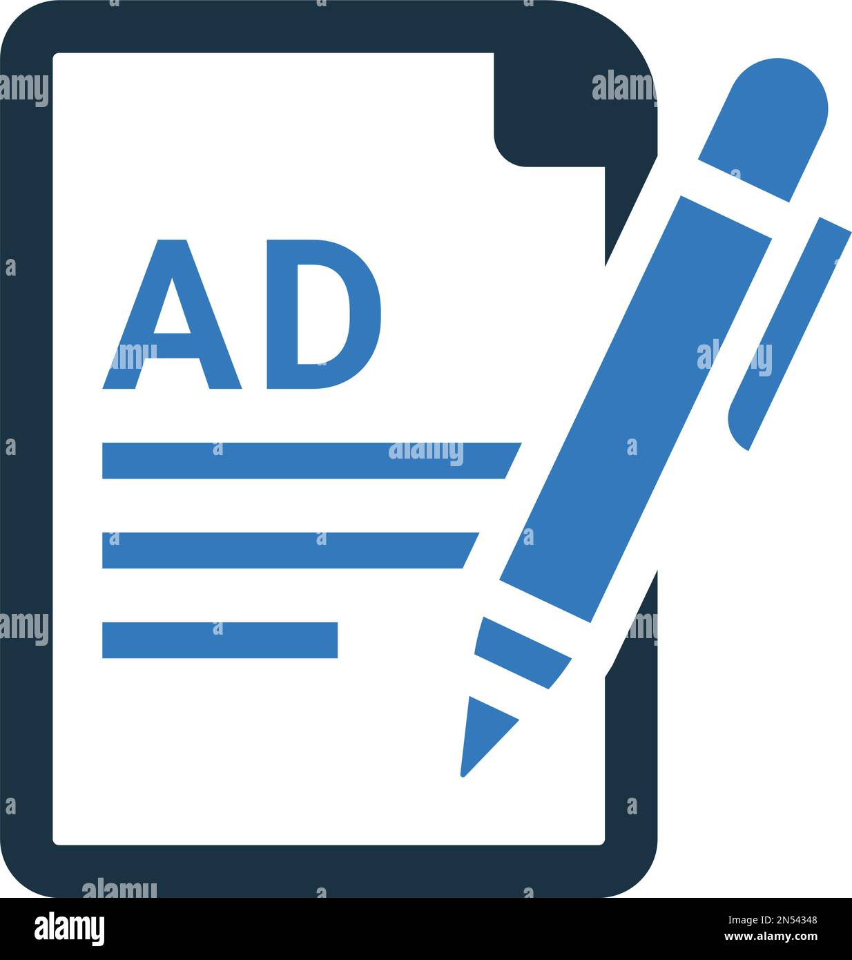 Content text ad icon hi-res stock photography and images - Alamy