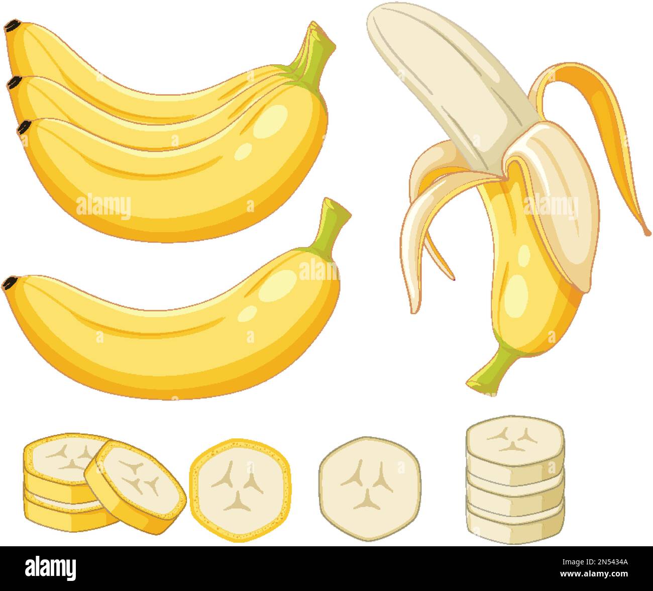 Isolated banana fruit cartoon illustration Stock Vector Image & Art Alamy