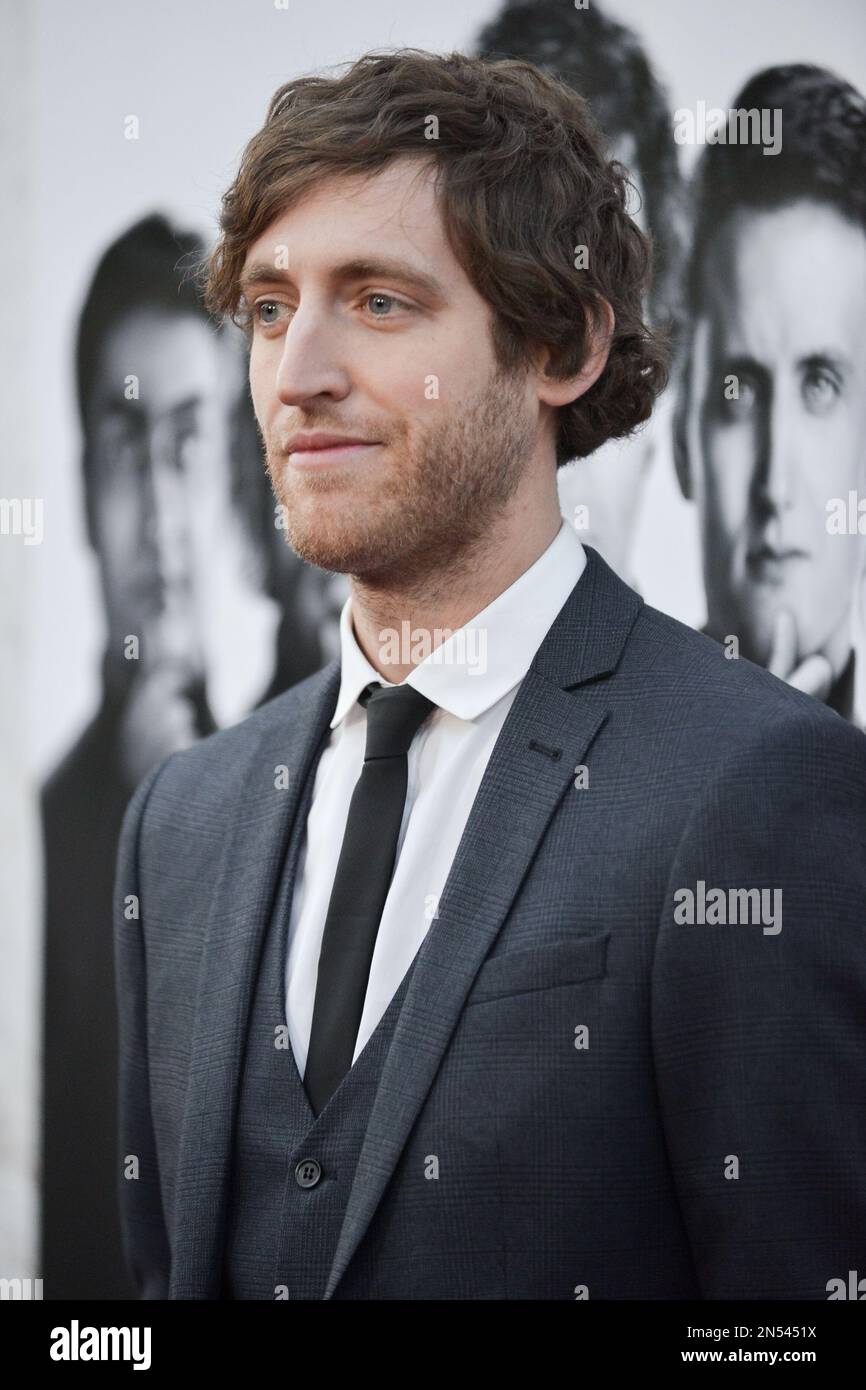 Thomas Middleditch arrives at the LA Premiere of "Silicon Valley" on