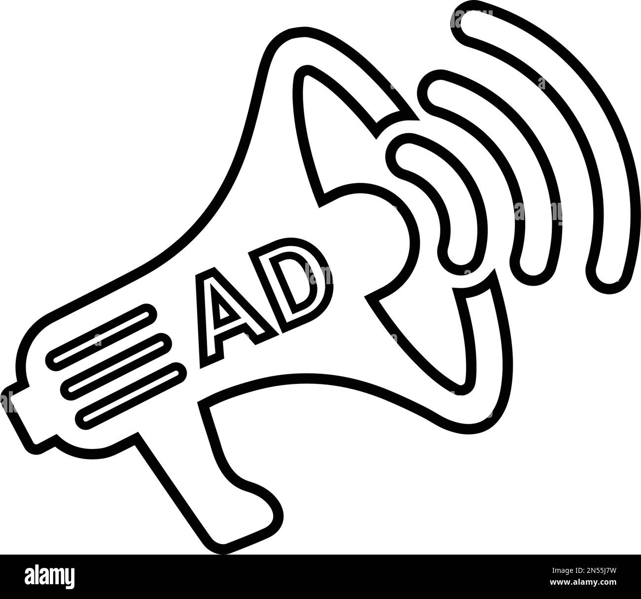 Announcement, ad icon - Perfect use for designing and developing ...