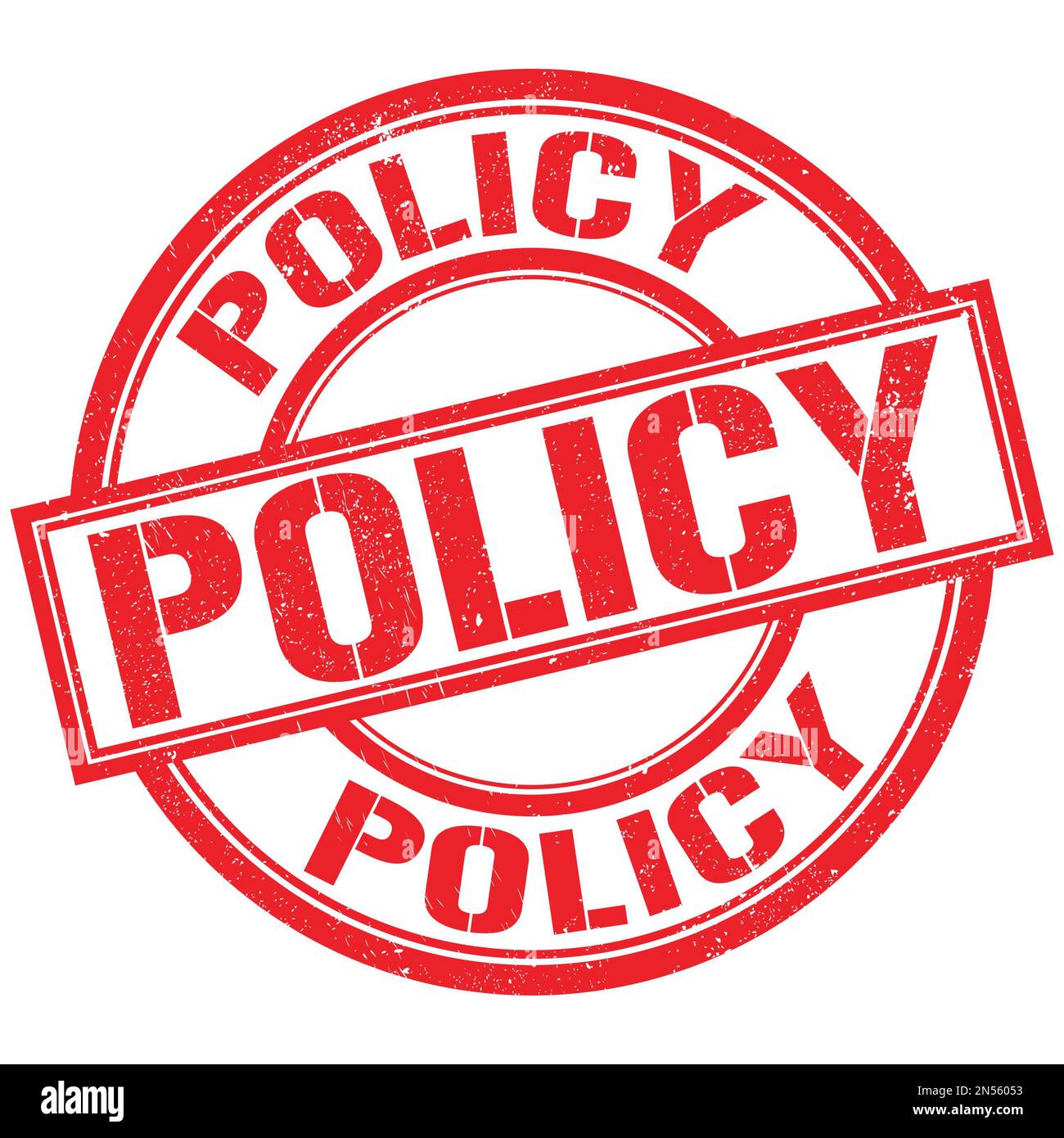 Policy text on red Cut Out Stock Images Pictures Alamy