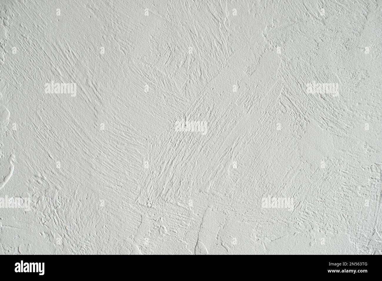 Natural white stucco wall surface Stock Photo