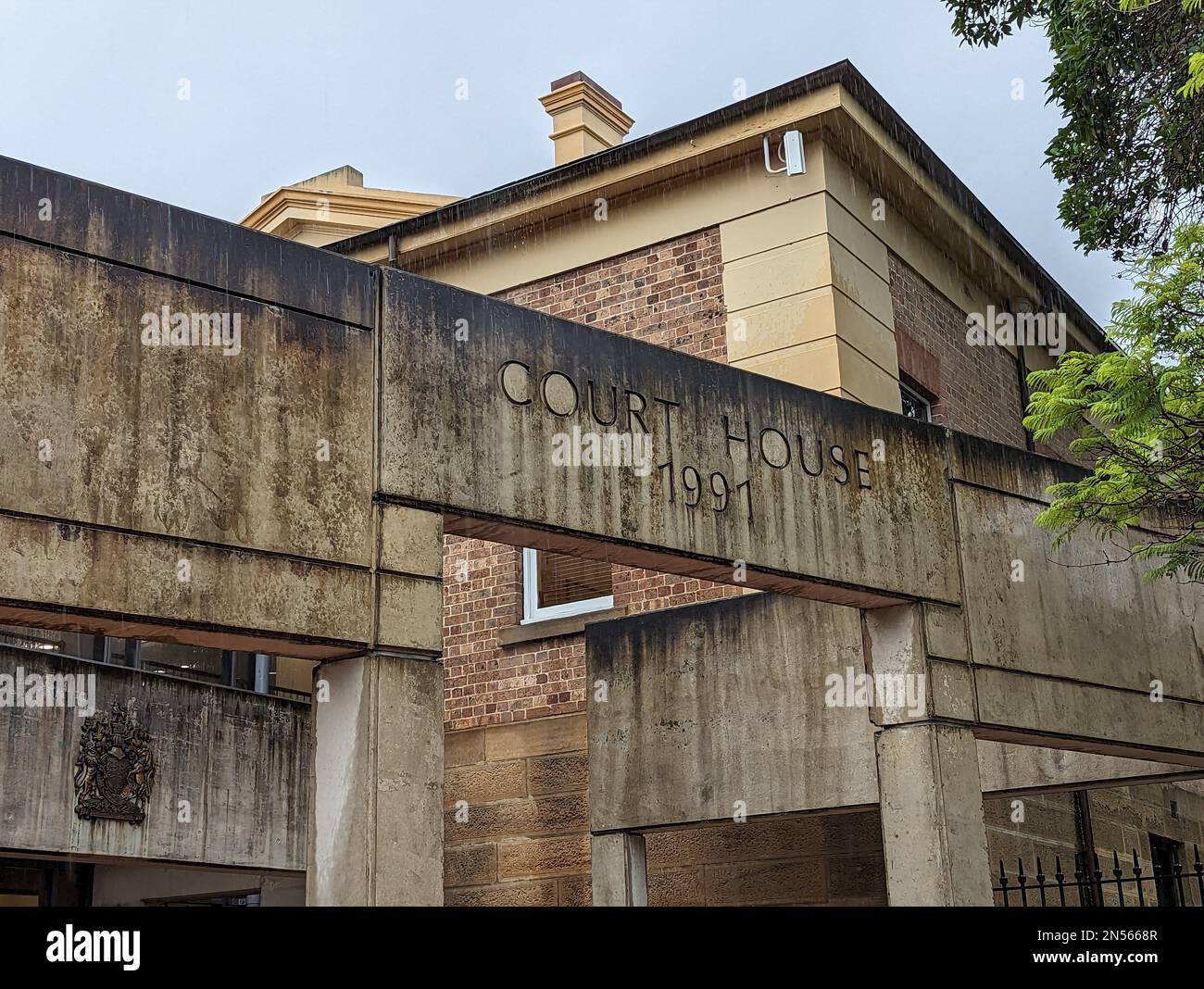 The exterior of Campbelltown Court House, Campbelltown, Thursday
