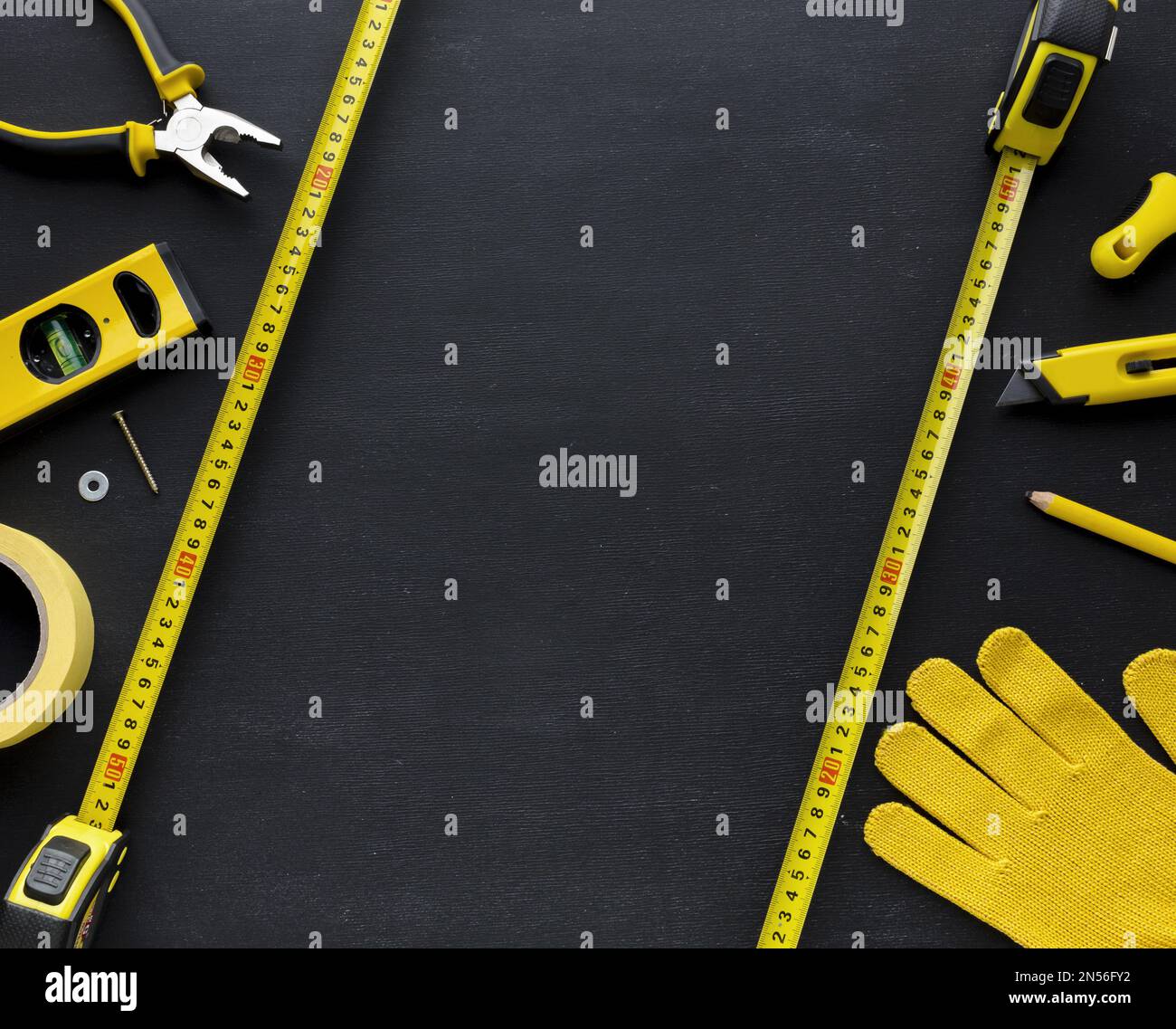Yellow tools hi-res stock photography and images - Alamy