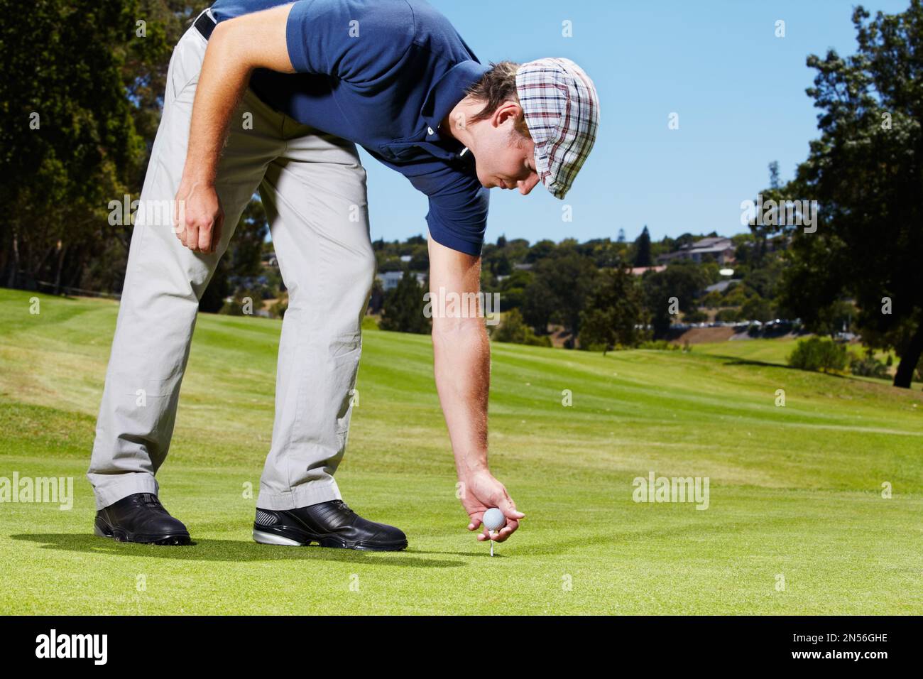 Going long drive male hi-res stock photography and images - Alamy