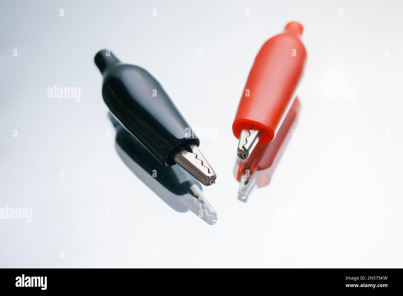 electrical clamps cable connector voltage current Stock Photo Alamy