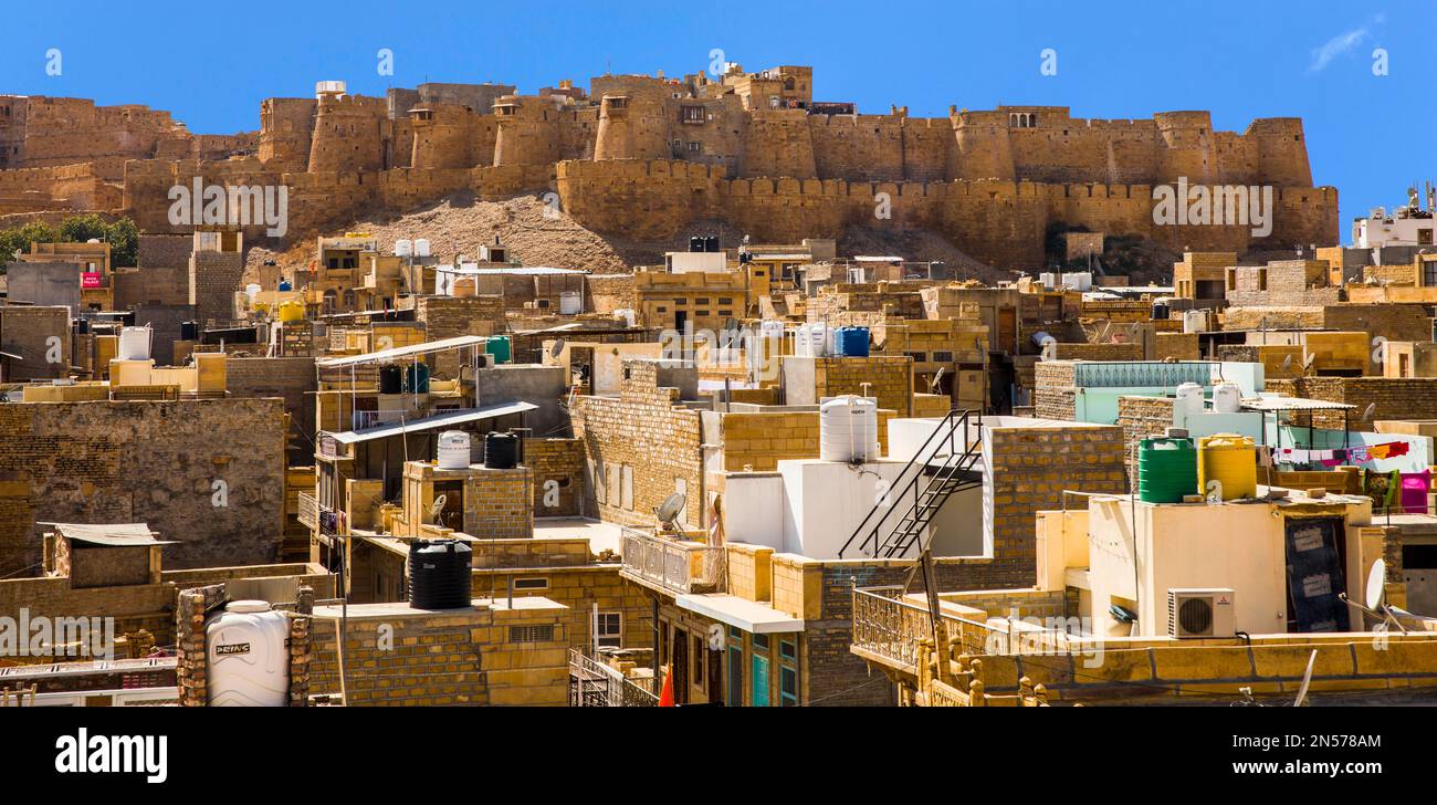 The Fort Heart of Jaisalmer an exotic city in the Thar Desert ...