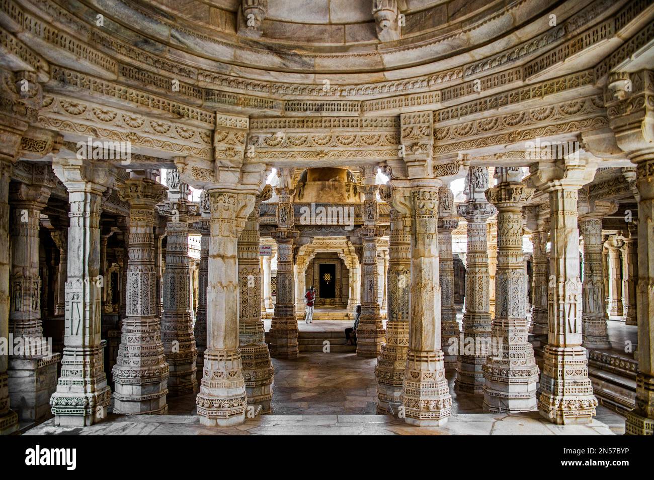 Pillars, Ranakpur temple complex, most important testimony to Jain