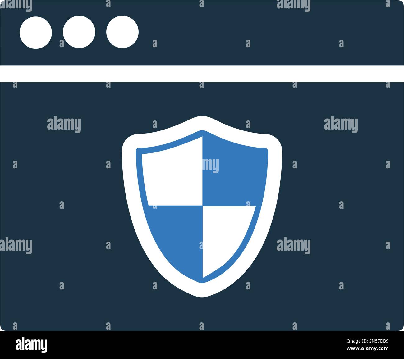Shield interface icon outline hi-res stock photography and images - Alamy