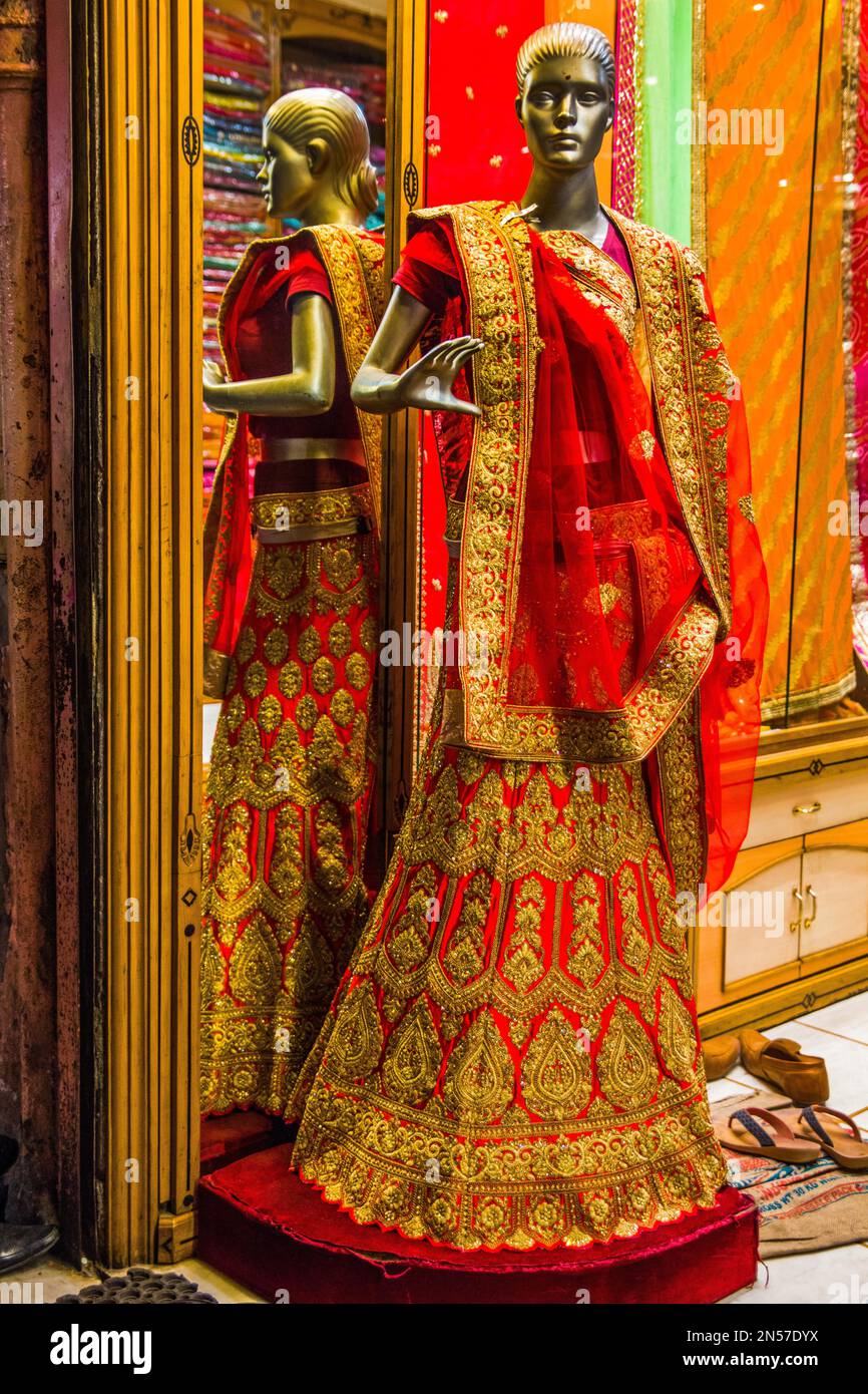 Shop Dummy, Fabric Market at Bapu Bazar, Jaipur, Jaipur, Rajasthan