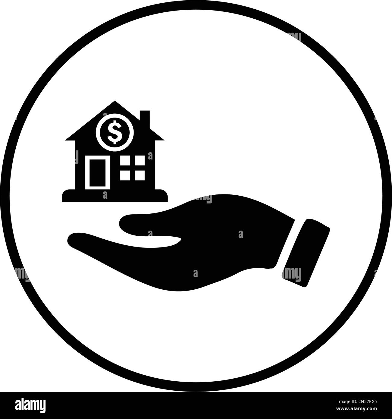 Refinance, mortgage, debt icon. Use for commercial purposes, print media, web or any type of design projects. Stock Vector