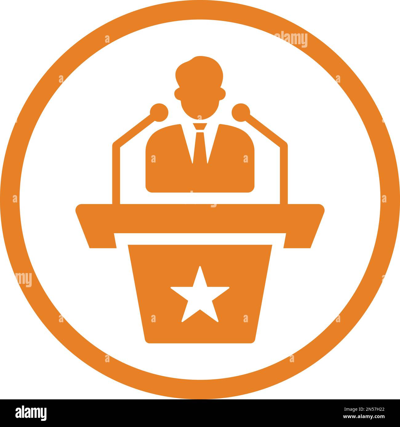 Speaker, spokesperson icon Vector EPS file. Perfect use for print