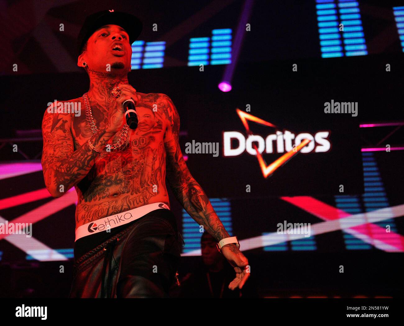IMAGE DISTRIBUTED FOR FRITO-LAY - Los Angeles rapper Kid Ink performs ...