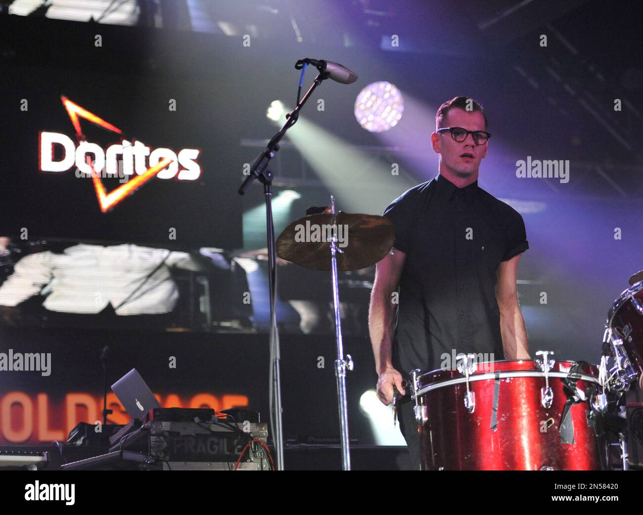Scottish Rapper Springburn Scottish hip hop group Young Fathers performs on the Doritos #BoldStage ...