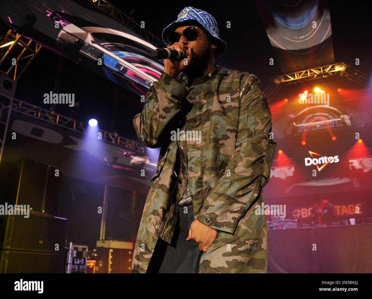 Los Angeles rapper Schoolboy Q performs on the Doritos #BoldStage at ...