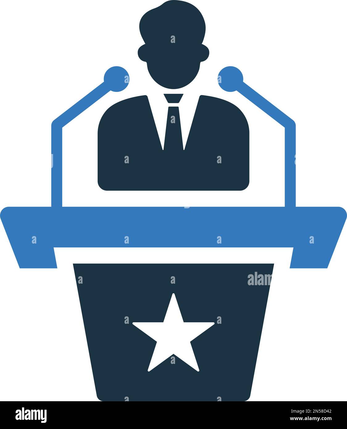 Speaker, spokesperson icon Vector EPS file. Perfect use for print