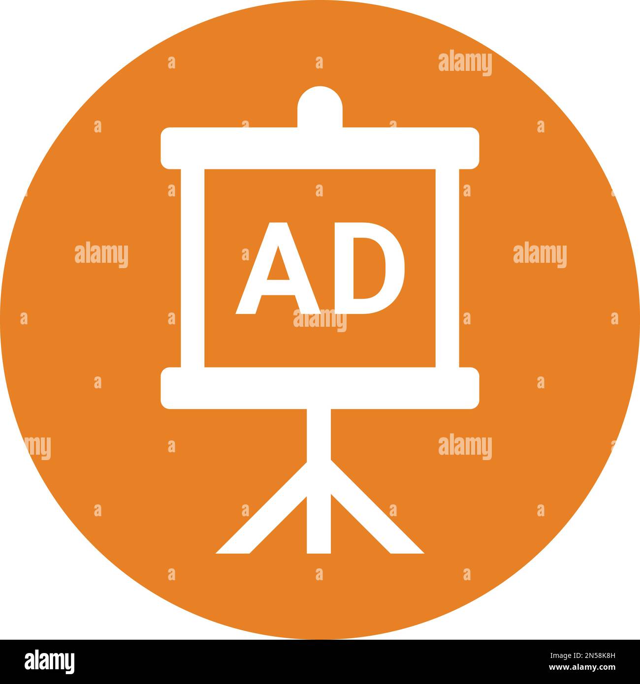 Street, ad icon Simple editable vector EPS file Stock Vector Image