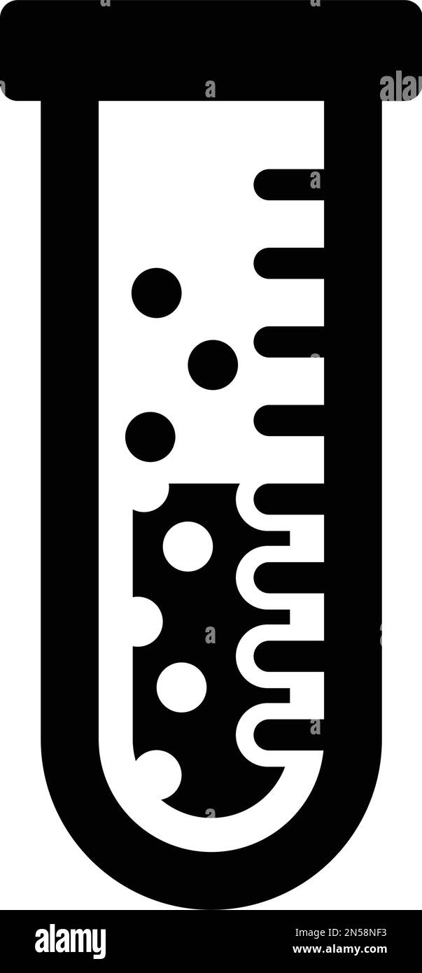 Test, tube, chemistry icon - Simple editable vector EPS file Stock ...
