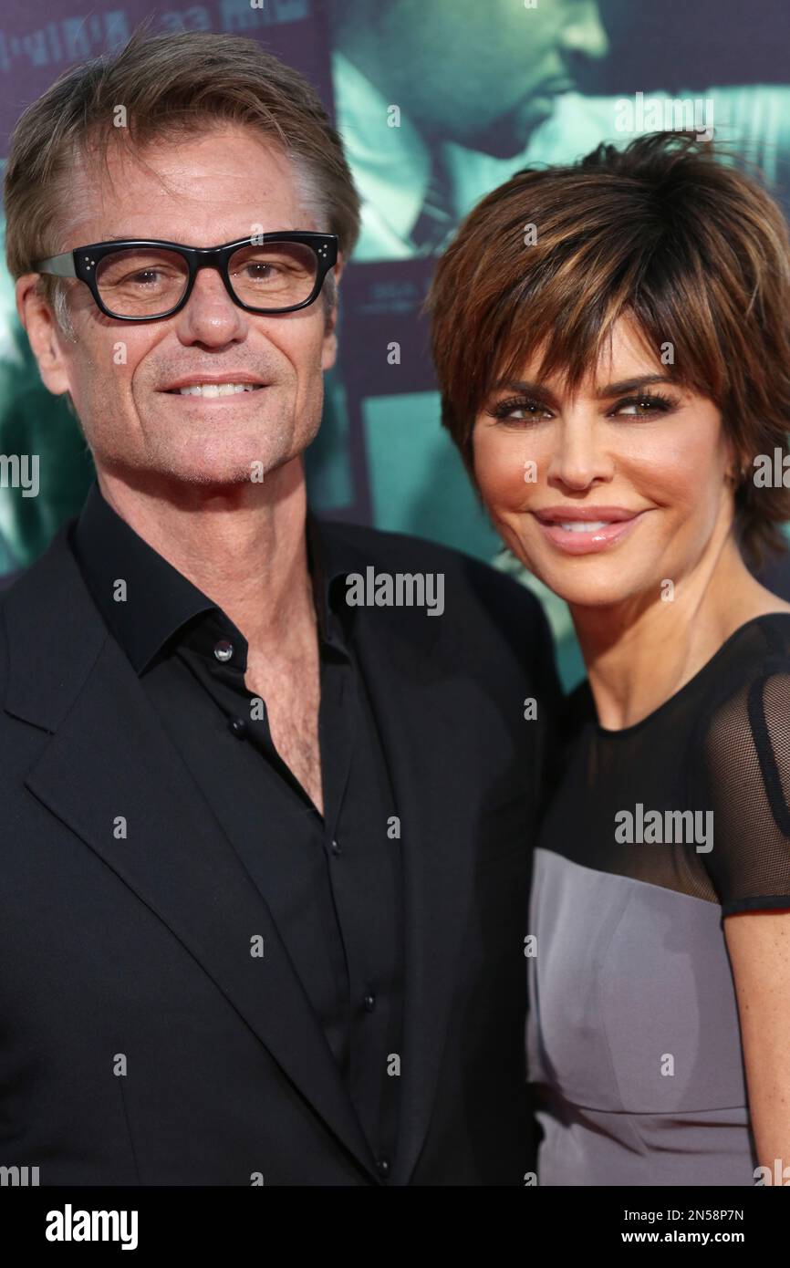 Harry Hamlin, left, and Lisa Rinna arrive at the LA Premiere of ...