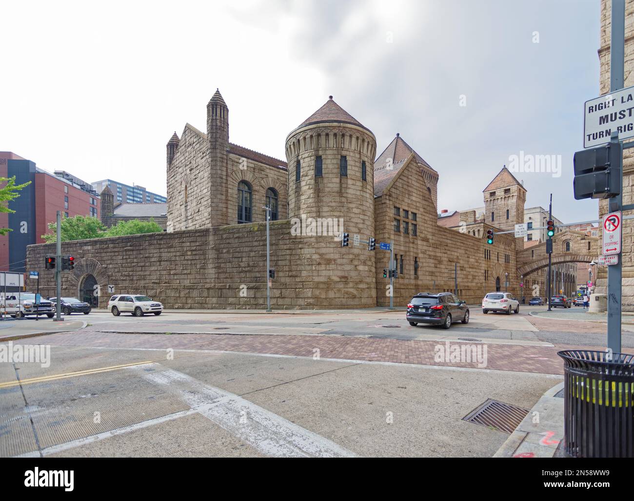 Allegheny County Courthouse and Jail, on Pittsburgh’s Grant Street, is