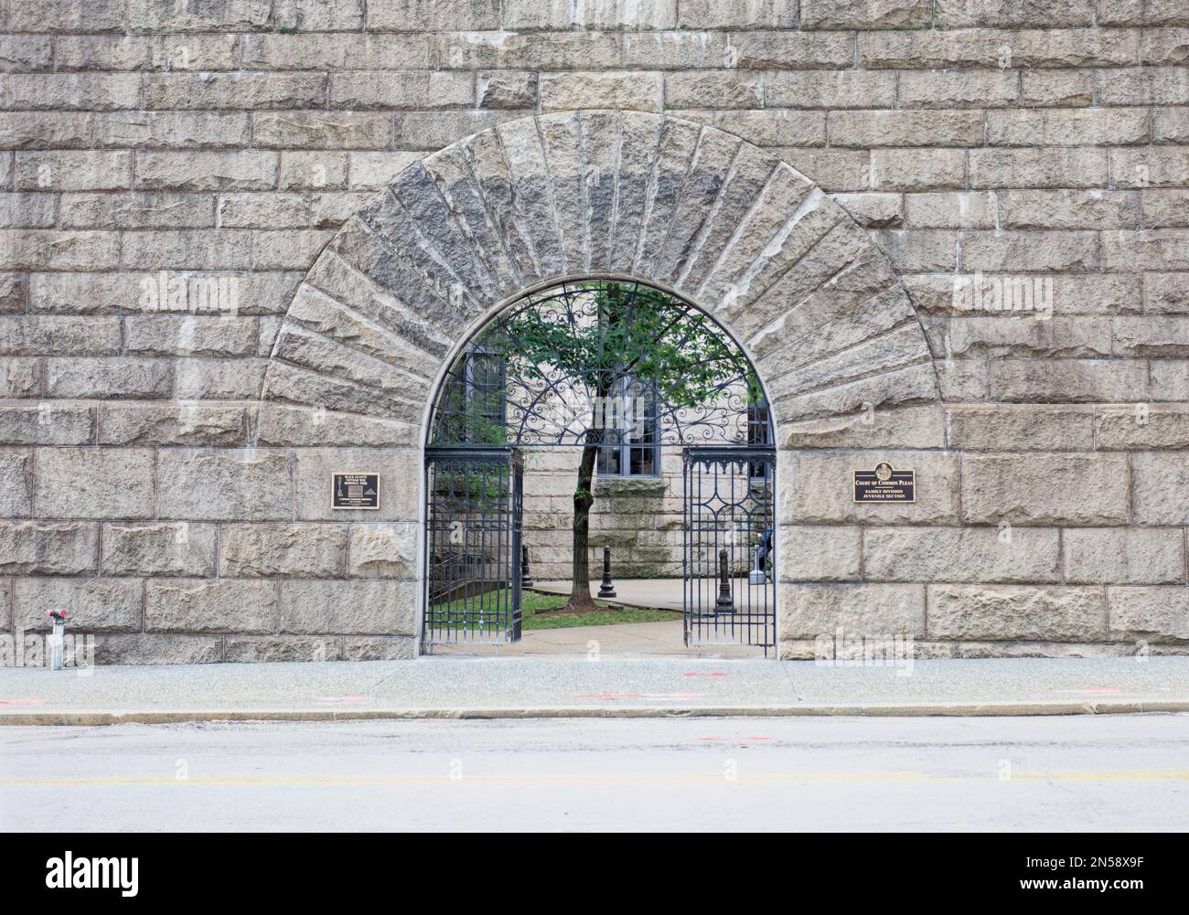 Allegheny County Courthouse and Jail, on Pittsburgh’s Grant Street, is