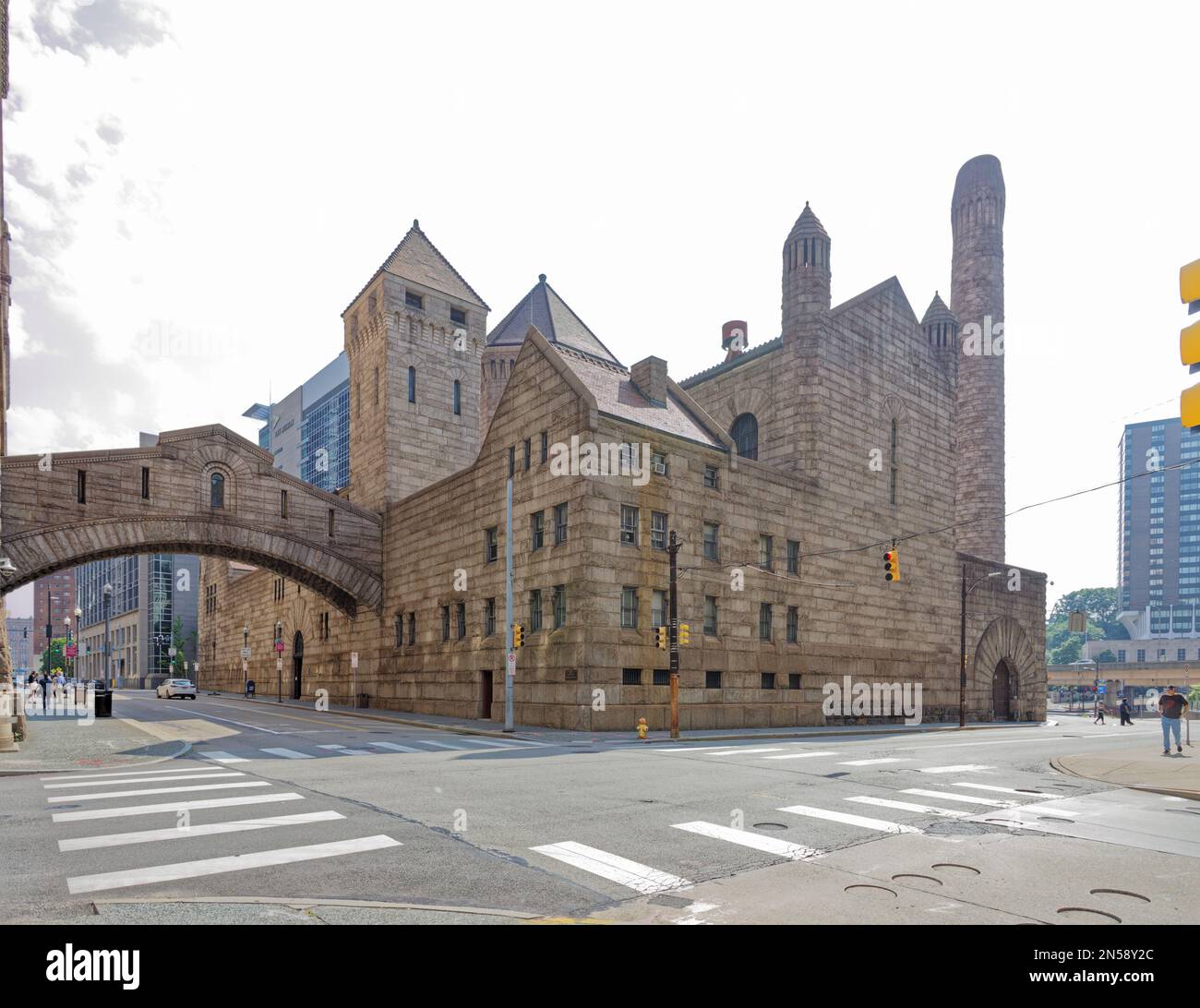 Allegheny County Courthouse and Jail, on Pittsburgh’s Grant Street, is