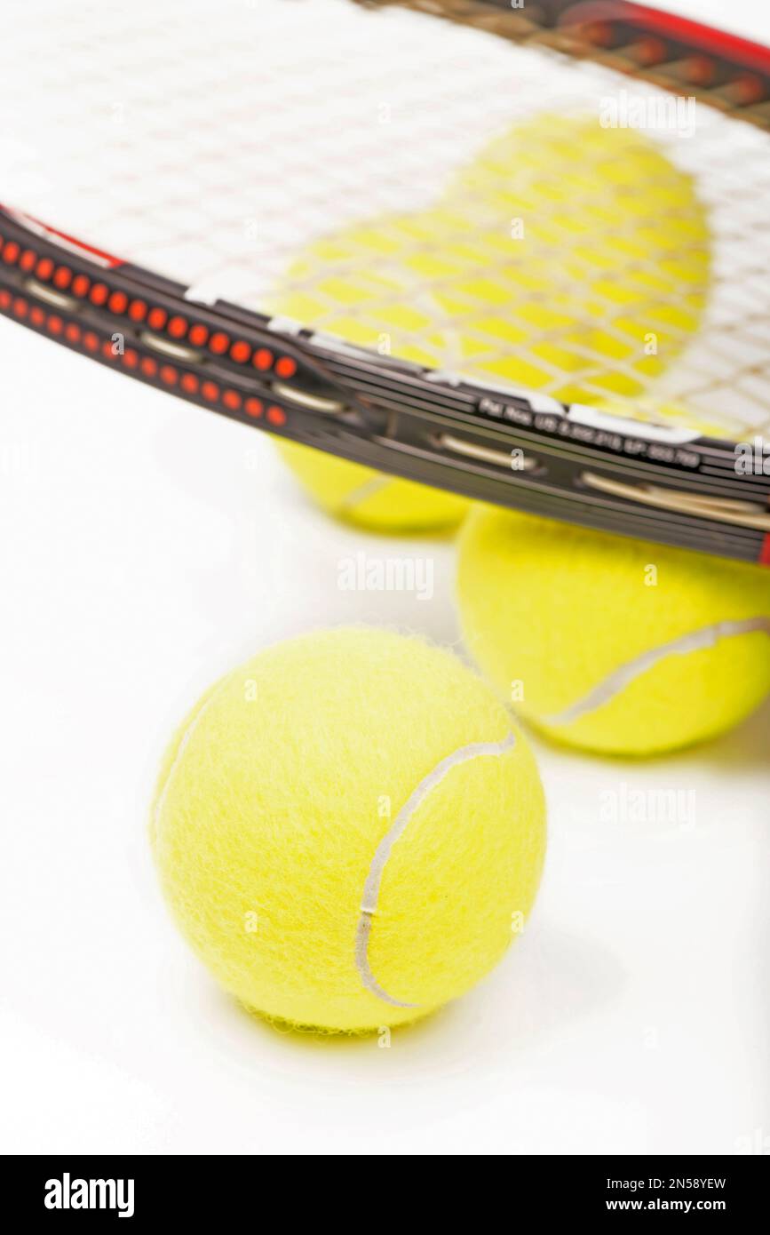 tennis ball isolated on white background Stock Photo - Alamy